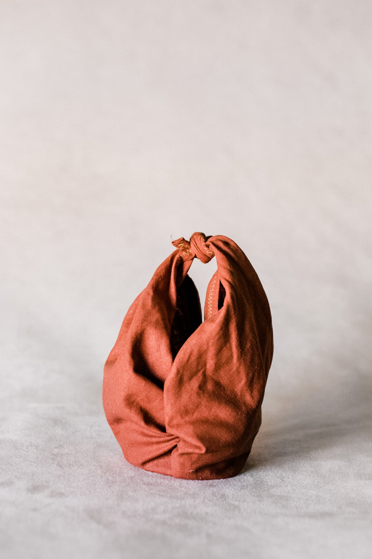 Furoshiki Bag – Rust Linen