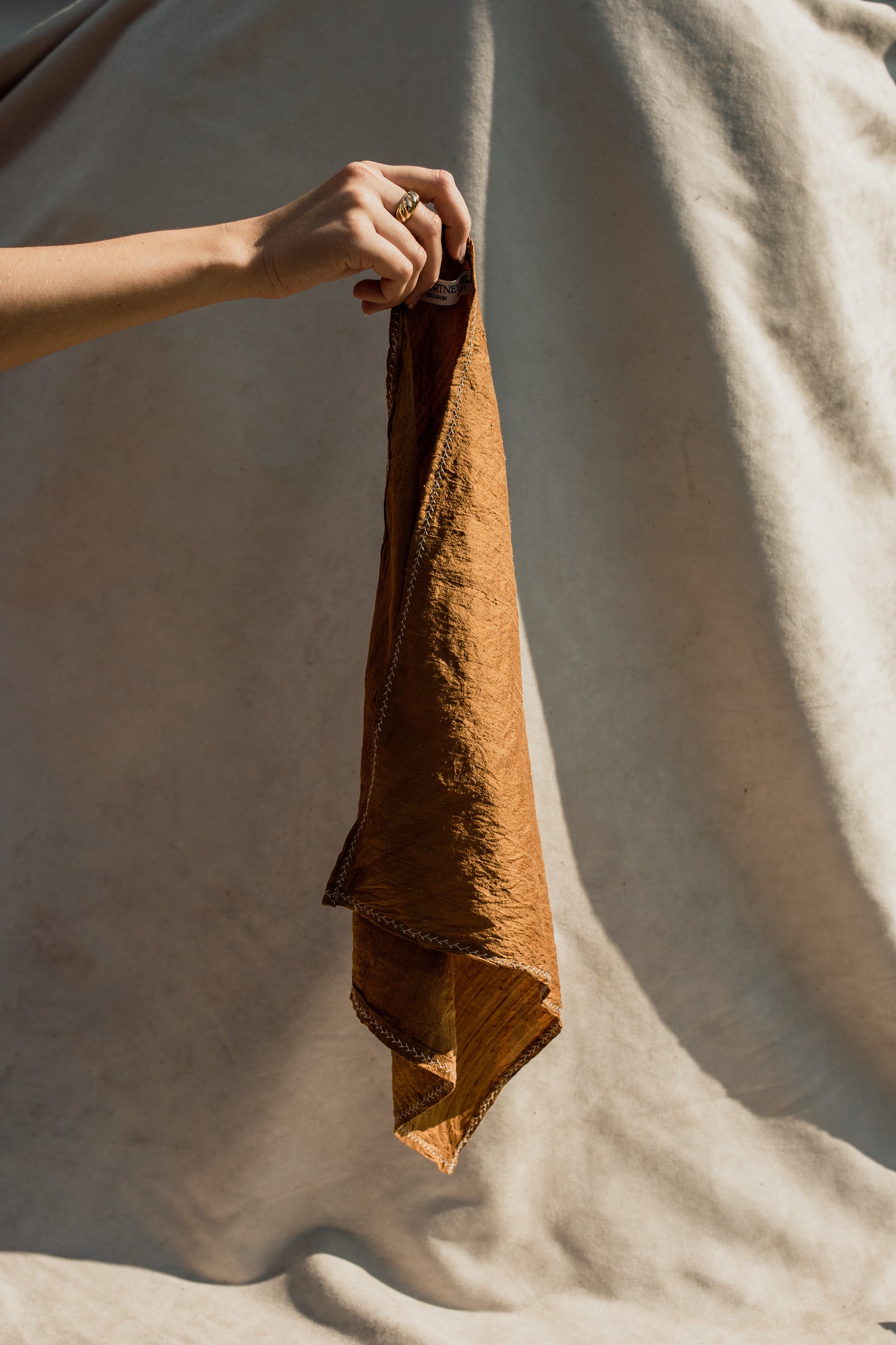 Furoshiki Bag – Raw Silk in Gold