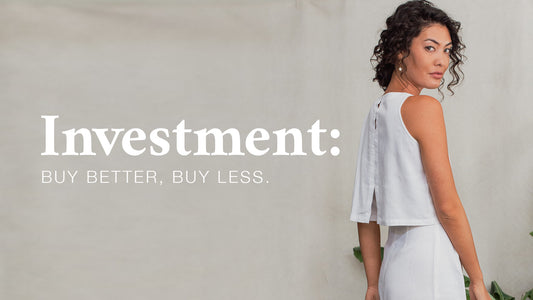 Investment: Buy Better, Buy Less.