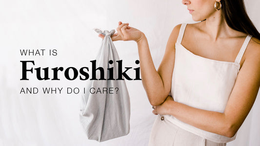 Furoshiki: a staple in a sustainable wardrobe.