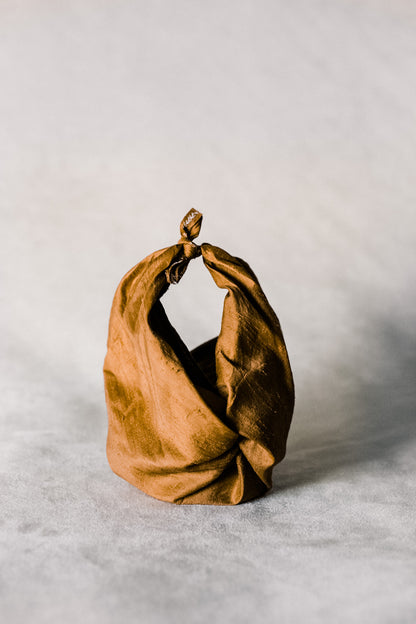 Furoshiki Bag – Raw Silk in Gold