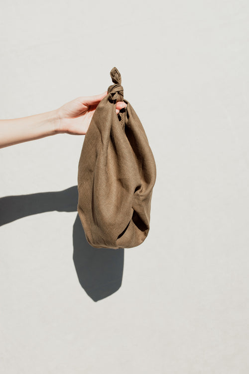 Furoshiki Bag in Grass Linen
