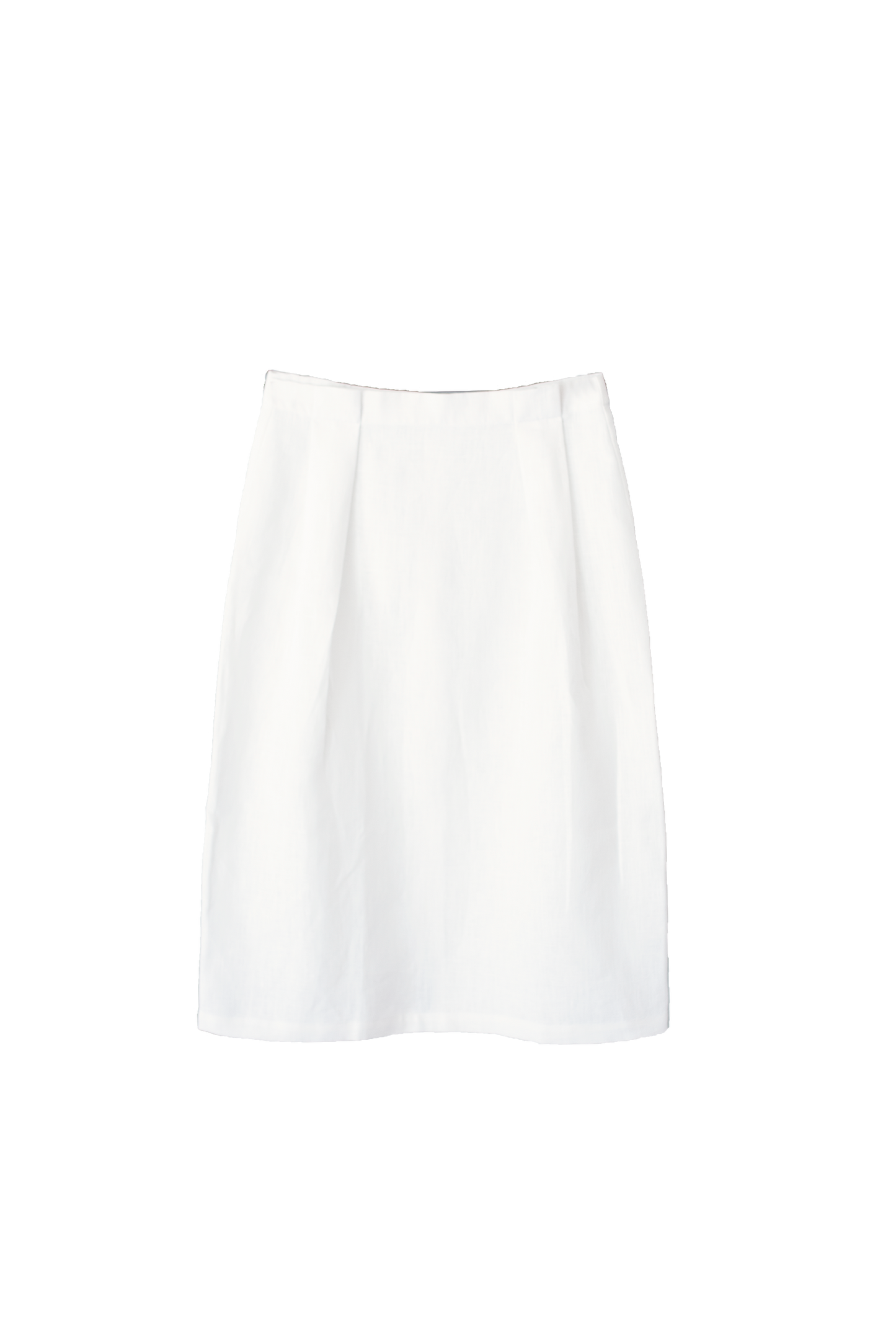 Linen Skirt in Salt