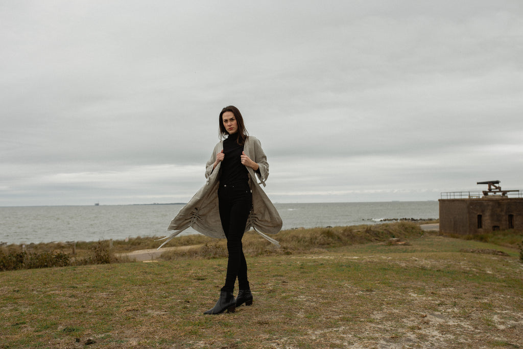 Linen Gather Jacket