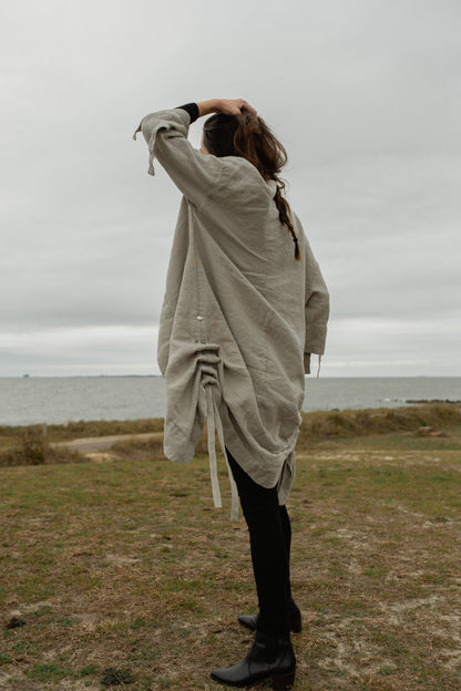 Linen Gather Jacket