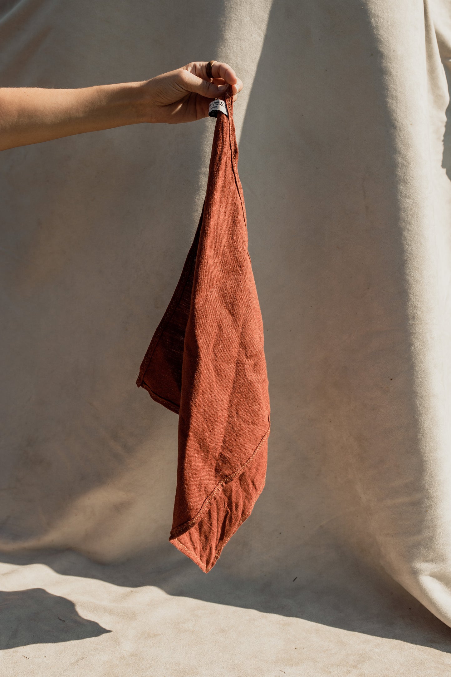 Furoshiki Bag – Rust Linen