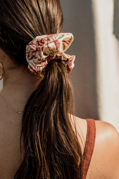 Raw Silk Scrunchies